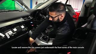 Land Rover Evoque 2014 Infodapter Install [upl. by Trebliw959]