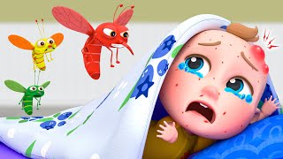 Mosquitoes Go Away  Mosquito Song  Ten in the Bed  Super Sumo Nursery Rhymes amp Kids Songs [upl. by Ymmaj]