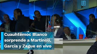 🚨 Cuauhtémoc Blanco interrumpe a Martinoli Luis García y Zague en el México vs Honduras 🇲🇽🇭🇳 [upl. by Ccasi]