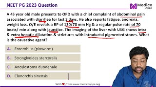 Solve NEET PG 2023  Clinical Case Study From Microbiology [upl. by Neela]