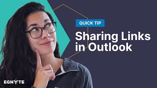 Sharing Links in Outlook [upl. by Ennayd]