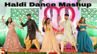 Haldi Dance Mashup Video  Cousins Dance Performance with Bride  Srushti Bore Vlogs 39 [upl. by Ahsiloc]