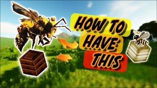 2 Minutes MINECRAFT HOW to USE Pams HARVESTCRAFT APIARY Tutorial 2020 1122 116 UPDATE [upl. by Adkins]