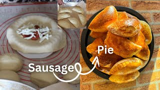 How to Make SAUSAGE CHEESE PIE from scratch  Learn With Chinny [upl. by Refinnej]