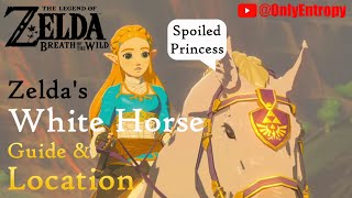 BOTW Zeldas White Horse Location [upl. by Tezzil]