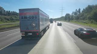 Actros 1863 Fahrt Leverkusen nach Weilerswist  Chempark Leverkusen bis Ausfahrt KölnRodenkirchen [upl. by Sachsse953]