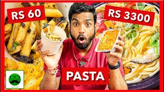 Rs 3300 Pasta  Cheap Vs Expensive Food Challenge  Veggie Paaji [upl. by Naujid774]