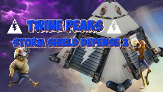 Fortnite Save The World  TWINE PEAKS Storm Shield Defense 3 Gameplay [upl. by Dulce872]