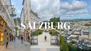 1 Day Vlog in Salzburg  Austria 🇦🇹 [upl. by Acsicnarf974]