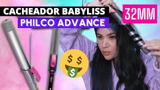 💕CACHEADOR BABYLISS PHILCO ADVANCE PEC11 Íon Tourmaline  Bivolt Babyliss Grosso com 32MM [upl. by Pepillo]