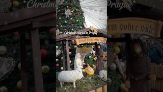 Christmas market in Prague Namesti Miru [upl. by Leacim]