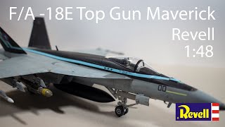 Building FA  18E Top Gun Maverick Super Hornet  148 Model Revell [upl. by Adnik]