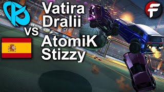 VatiraDralii vs AtomiKStizzy  Pro Rocket League 2v2 Showmatch [upl. by Arevle]