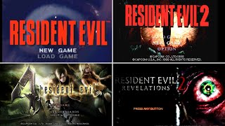 The Evolution of RESIDENT EVIL Title Voices 19962023 [upl. by Sinoda]