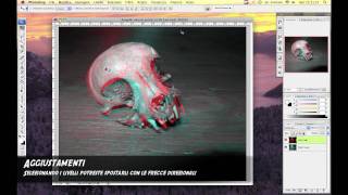 Creare un anaglifo in Photoshop tutorial ITA [upl. by Kolb]