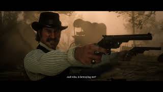 The Moment Miss Grimshaw Gets Shot  Red Dead Redemption 2 [upl. by Retswerb]