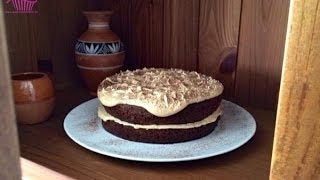 Tarta de chocolate y crema de caramelo salado Repostería [upl. by Rattan]