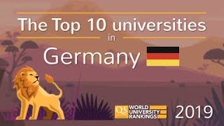 Meet Germanys Top 10 Universities 2019 [upl. by Grosberg]