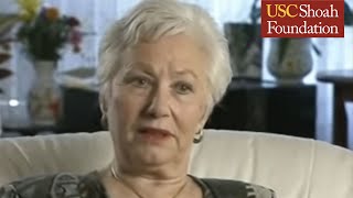 Holocaust Survivor Renée Firestone Testimony  USC Shoah Foundation [upl. by Krasnoff]