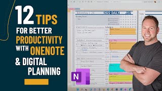 Best 12 OneNote Tips for Better Productivity with Digital Planning [upl. by Hailey]