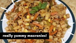 Yummy Macaroni  Quick and Easy Recipe  mixture [upl. by Ayarahs]