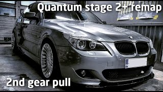 ACCELERATION  REMAPPED E60 530D M57  Stage 2 xHP [upl. by Eelsew201]