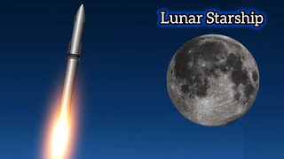 Lunar Starship landing and return [upl. by Lauritz]