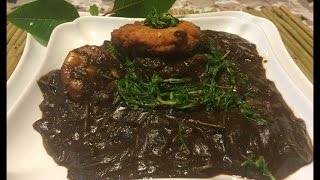 ROMERITOS EN MOLE CON TORTITAS DE CAMARONDELICIOSA RECETA [upl. by Crawley56]