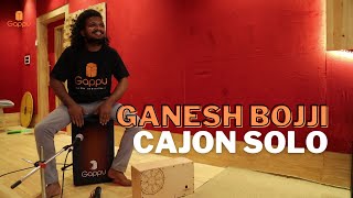 Cajon Solo ft Ganesh Bojji  Gappu Cajon Ind [upl. by Alomeda14]