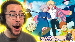 BEAUTIFUL MOVIE HOWLS MOVING CASTLE REACTION [upl. by Iy]