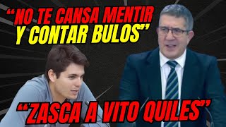 PATXI LÓPEZ ASESTA BRUTAL ZASCA A VITO QUILES EN RUEDA DE PRENSA quotNO TE CANSA MENTIR Y CONTAR BULOSquot [upl. by Kyre]