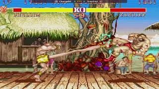 Street Fighter II Champion Edition  Dhalsim vs Zangief [upl. by Ainer440]