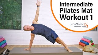 Intermediate Pilates Mat Workout 1  15 Minutes [upl. by Colinson]