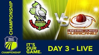 🔴 LIVE Guyana v Leeward Islands  Day 3  West Indies Championship  Thursday 17th February 2022 [upl. by Aguie771]