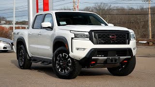 2022 Nissan Frontier Pro4X Review  Walk Around and Test Drive [upl. by Kristi]