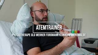 Physiotherapie im Krankenhaus Atemtrainer [upl. by Wallace]