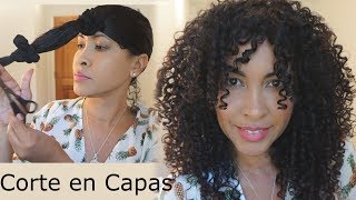 Como cortar el cabello en capas rapido y facil [upl. by Frederic]