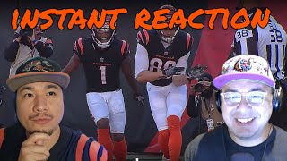 Bengals 41 vs Raiders 24 Instant Reaction  Breaker Broz [upl. by Bennink613]