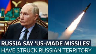 Russia says USmade long range missiles have struck inside Russian territory  ITV News [upl. by Aliek259]