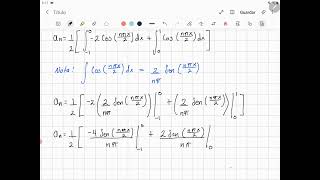 Serie de Fourier de una Función Completo  Ejemplo 2 [upl. by Suilenrac]