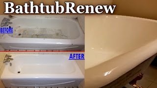 Bathtub Renew Reglazing Refinishing Porcelain Resurfacing [upl. by Easter]