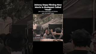 Johnny Depp Filming Modi In Budapest amp Al Pacino Is Part of Movie Too 🎬 modimovie shorts [upl. by Neiht]