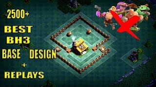 Builder Hall 3 Base  BH3 Builder Base  Defense Replay  Base Layout  Clash of Clans [upl. by Weidar]