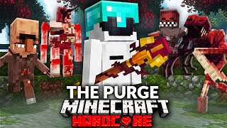 100 Players Simulate Minecrafts Scariest Purge [upl. by Tarttan506]