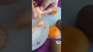 Kiwi and orange fruit for snack kiwifruit orangefruit snacks [upl. by Jocelin]