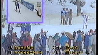 SkidVM 1987 Oberstdorf  5 km damer [upl. by Demetrius]