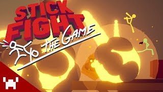 FOUR PLAYER STICK FIGHT  Stick Fight The Game w Ze Chilled Shubble amp Parker [upl. by Letnahc547]