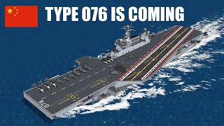 Update on Type 076 LHD the next Chinese aircraft carrier [upl. by Nnyleitak]