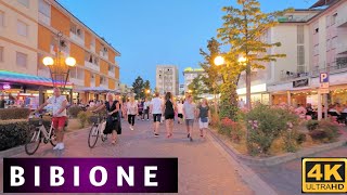 Bibione Italy July 2024 Walking Tour 4K UHD [upl. by Eirod]