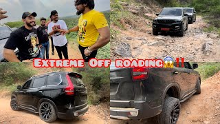 Scorpio N🖤 4x2 vs 4x4 OffRoading on Aravali Hills  Extreme Rocks Climbing😳😱 [upl. by Oicaroh764]